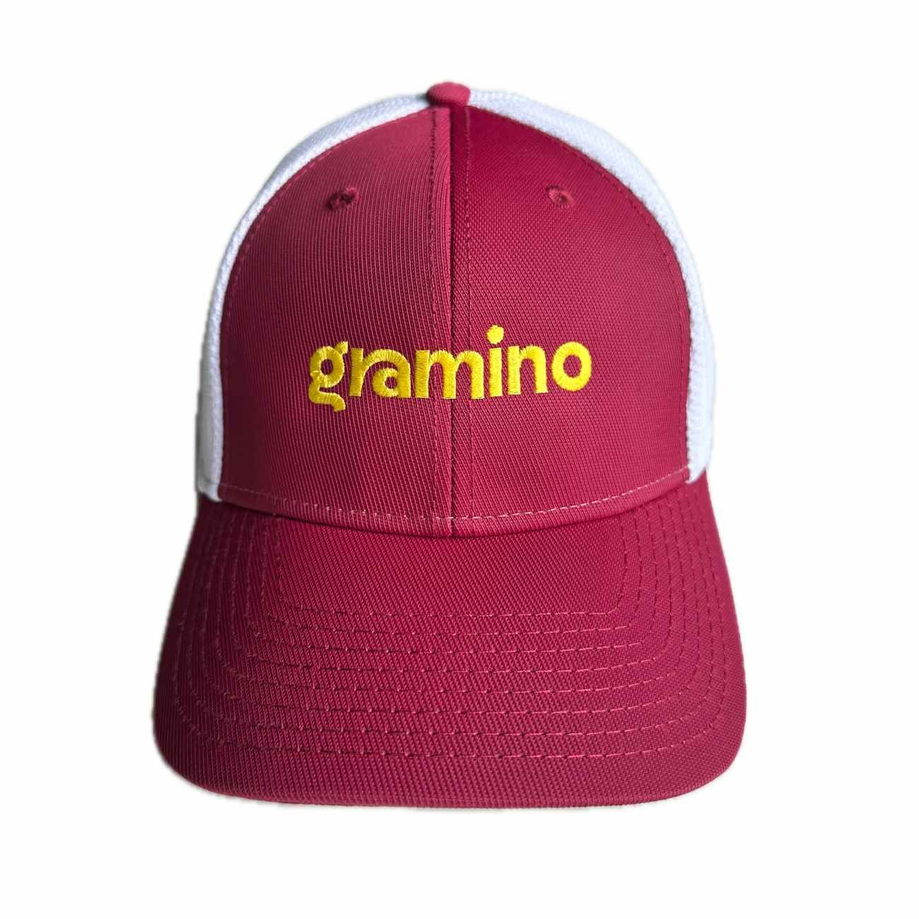 Gramino Trucker Hat Vínová Bílá (1)