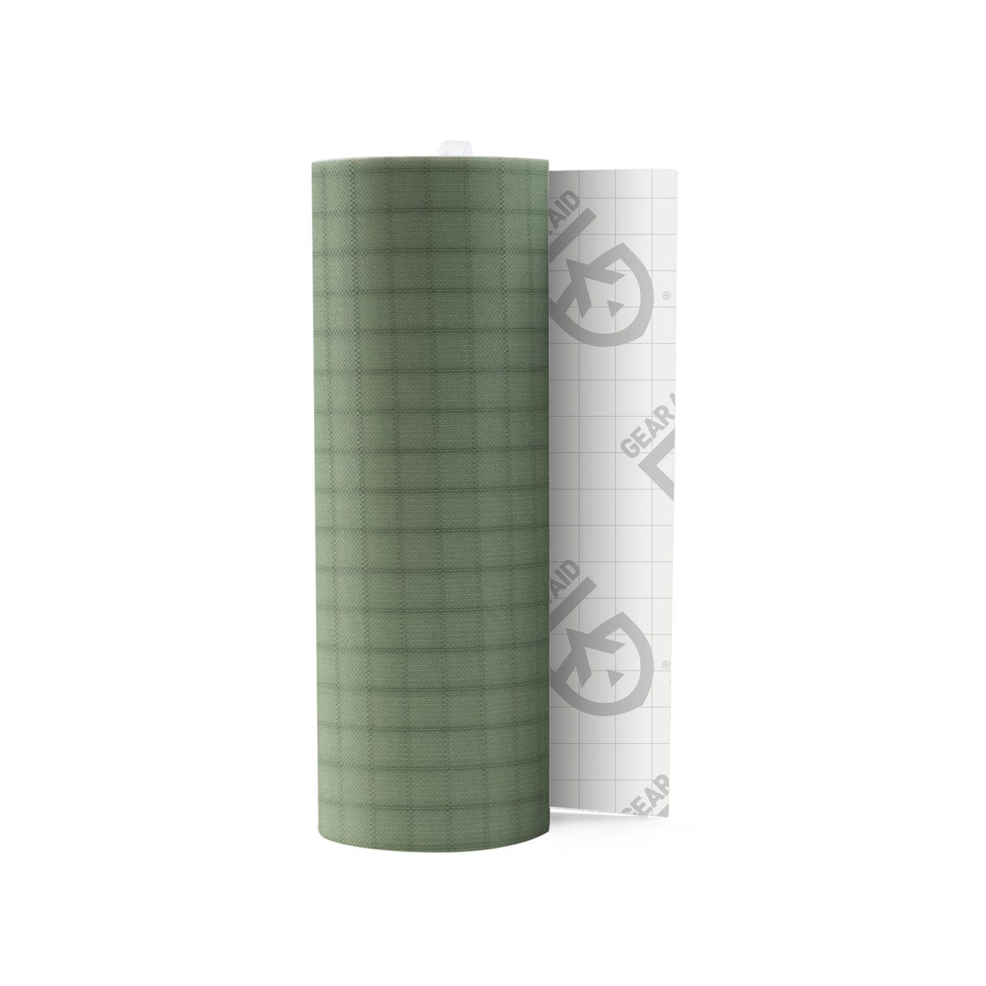 Grey green ripstop nylon