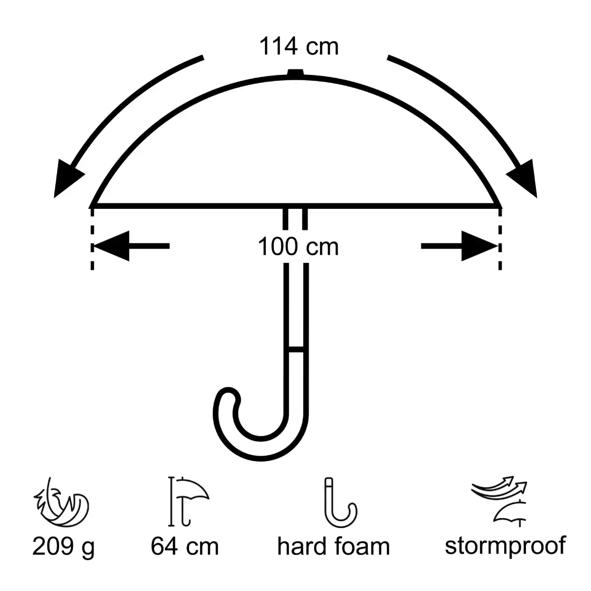EuroSchirm Swing Liteflex Black