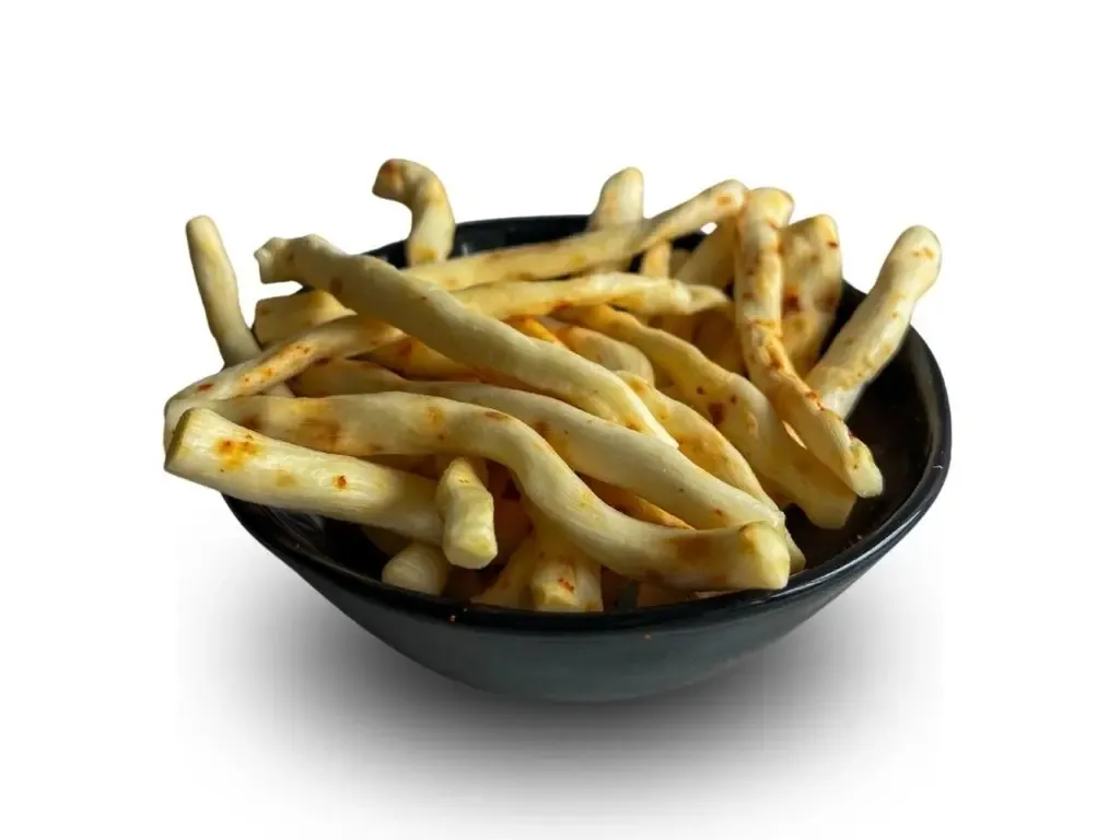 Lyofilizované pařené sýrové nitě Chilli