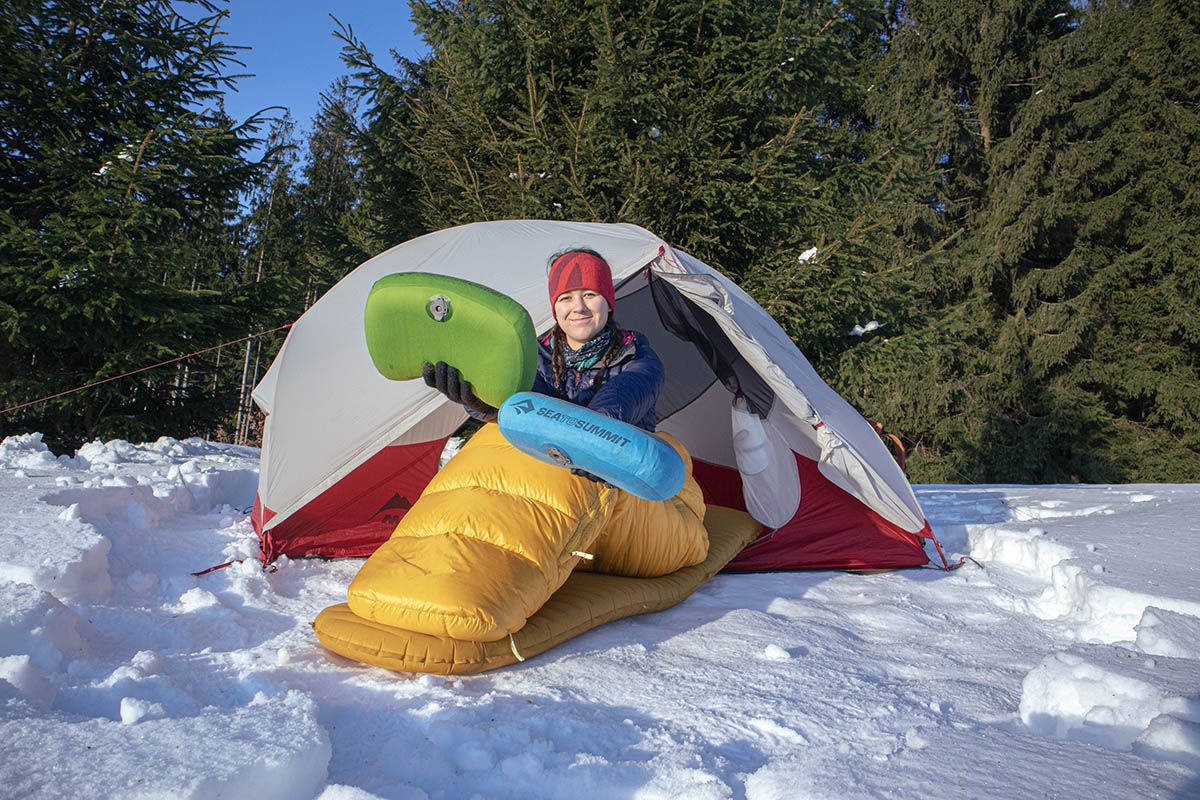 Sea To Summit Premium Aeros Pillow lifestyle