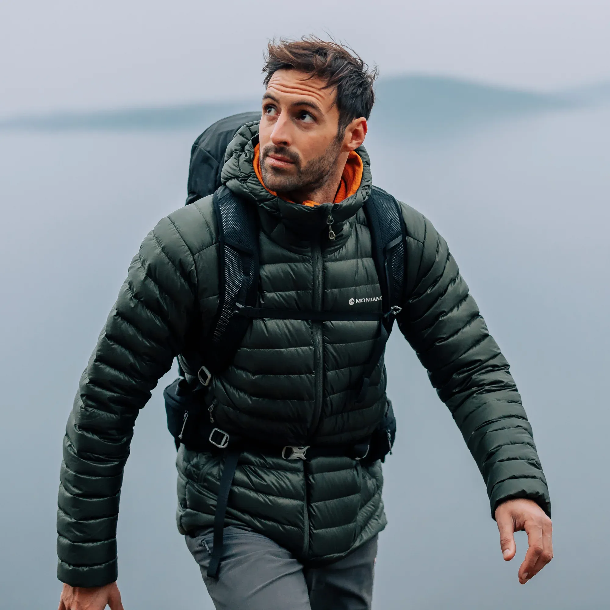 Montane Anti-Freeze Hoodie Oak Green Down Jacket Men Péřová Pánská Bunda 05.webp