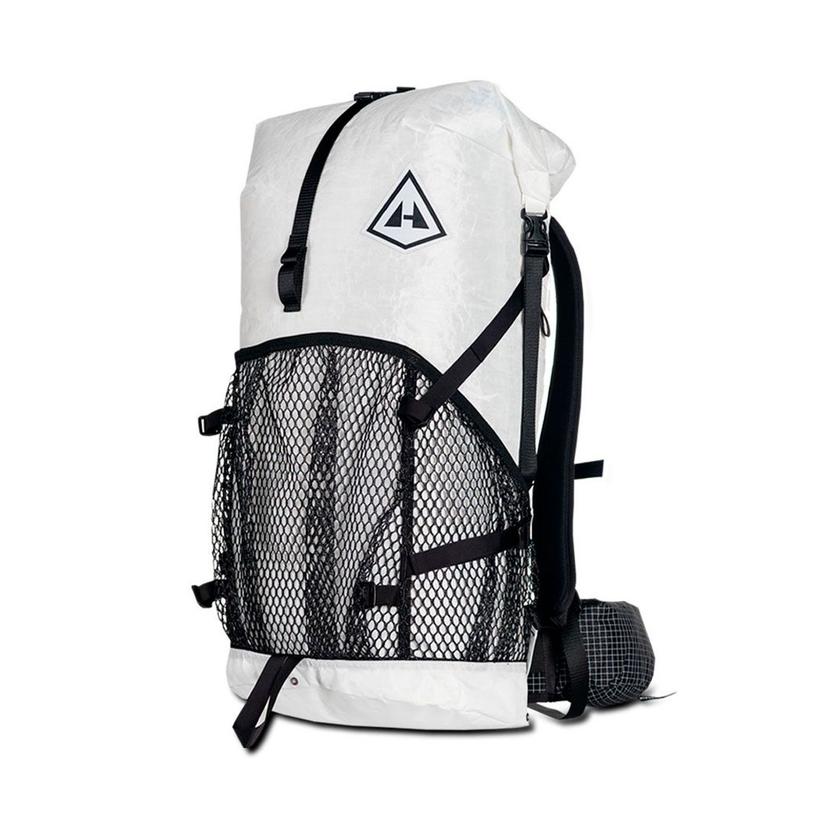 Originální ultralehký, nepromokavý batoh Hyperlite Mountain Gear 2400 Windrider 40l v bílé barvě