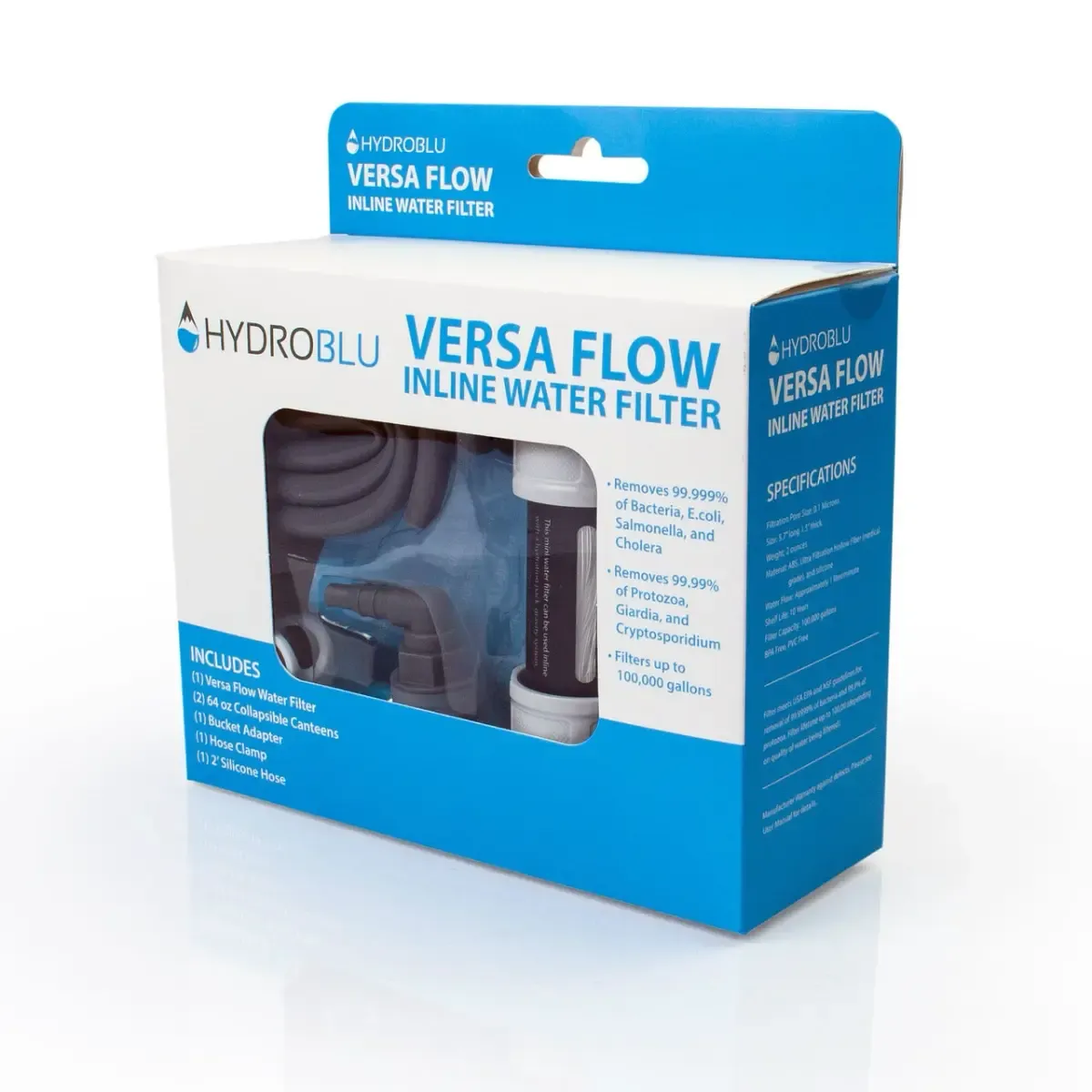 HydroBlu Versa Flow Water Filter Package