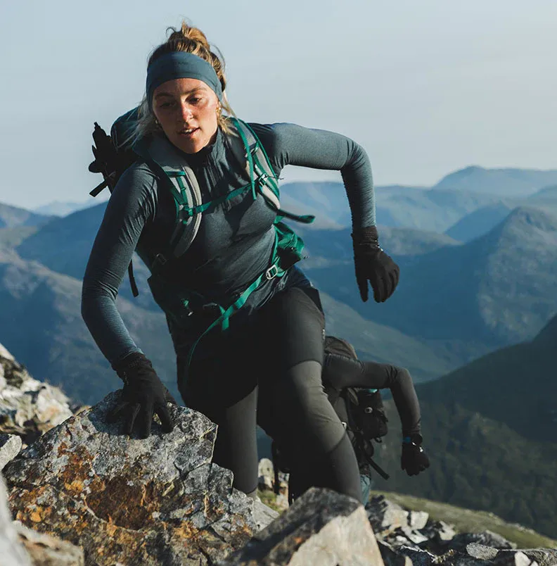 Womens Dart Zip Neck Thermo Life