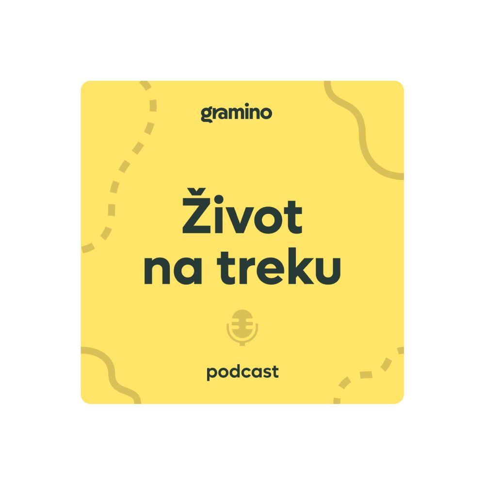 Život Na Treku Gramino Nálepka Žlutá