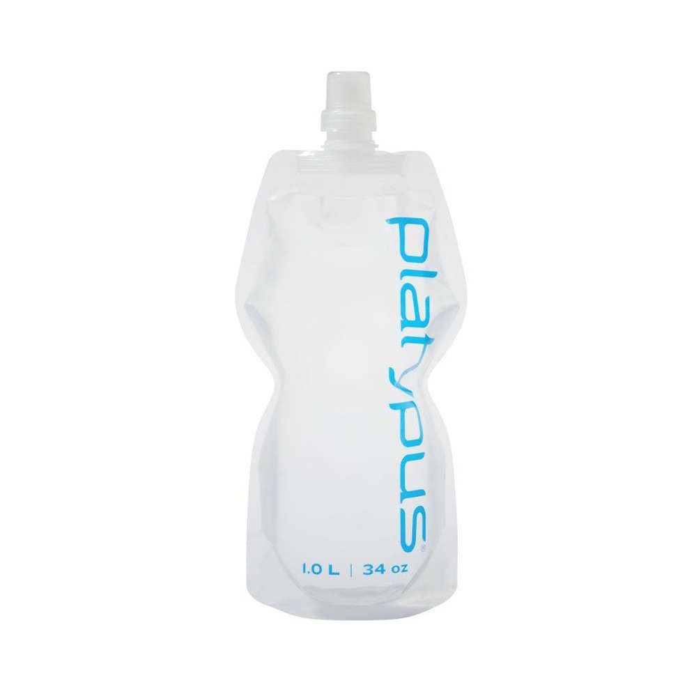 Měkká skládací láhev Platypus Softbottle 1,0L Platy Logo Push-Pull