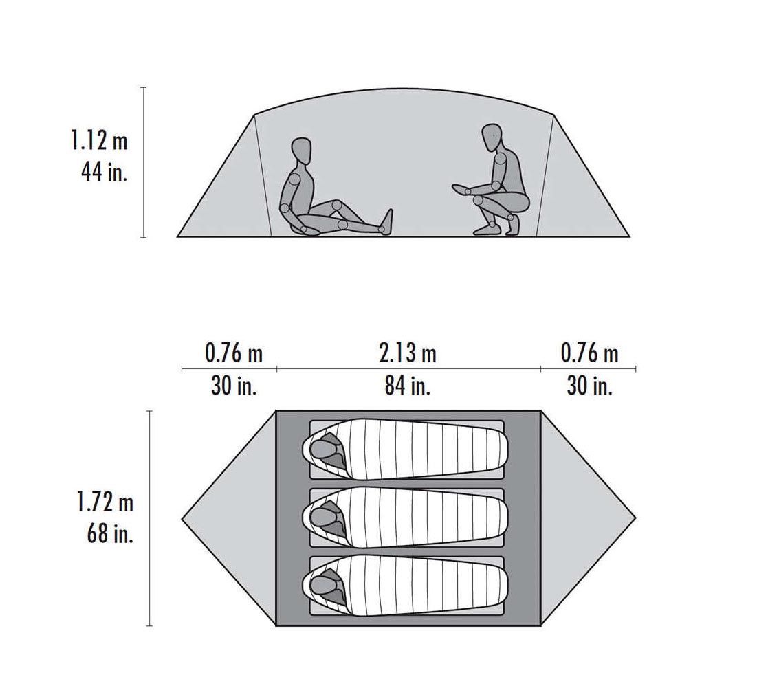 Mutha Hubba NX 3 ROZMĚRY