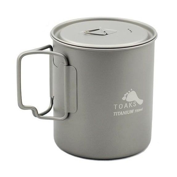TOAKS Ultralehký titanový hrnec 750 ml s pokličkou