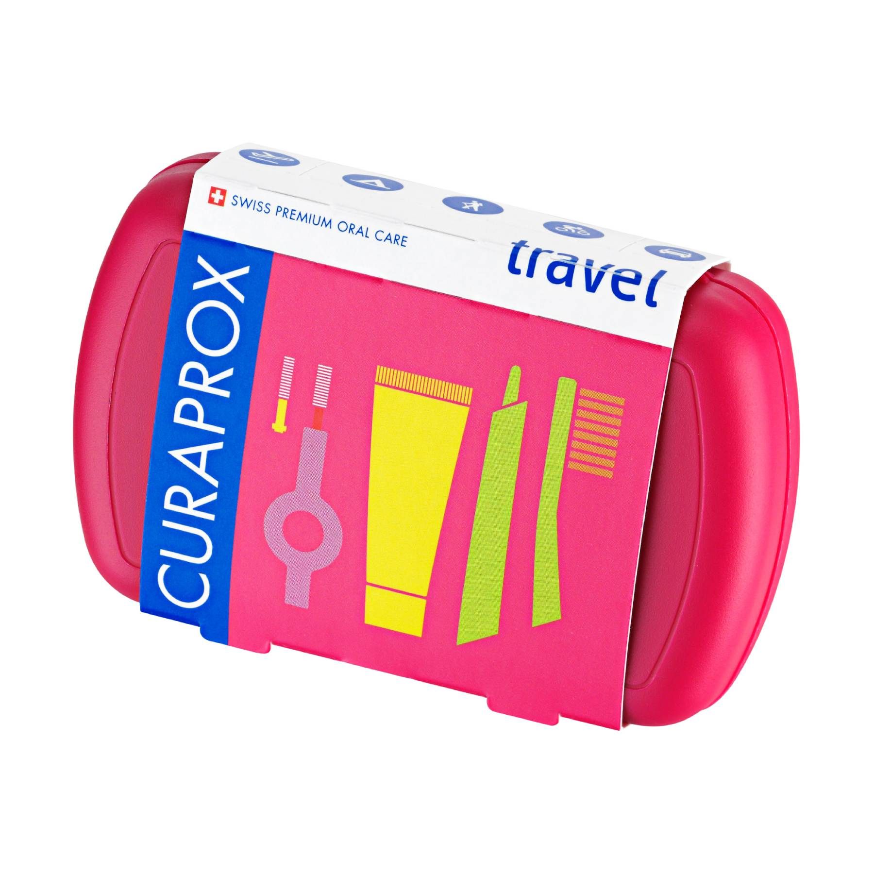 Curaprox Travel set Červená