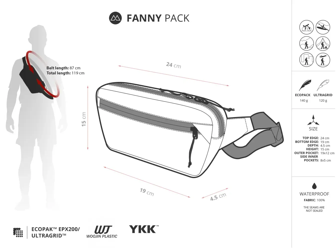 Ultralight Liteway Fanny Pack