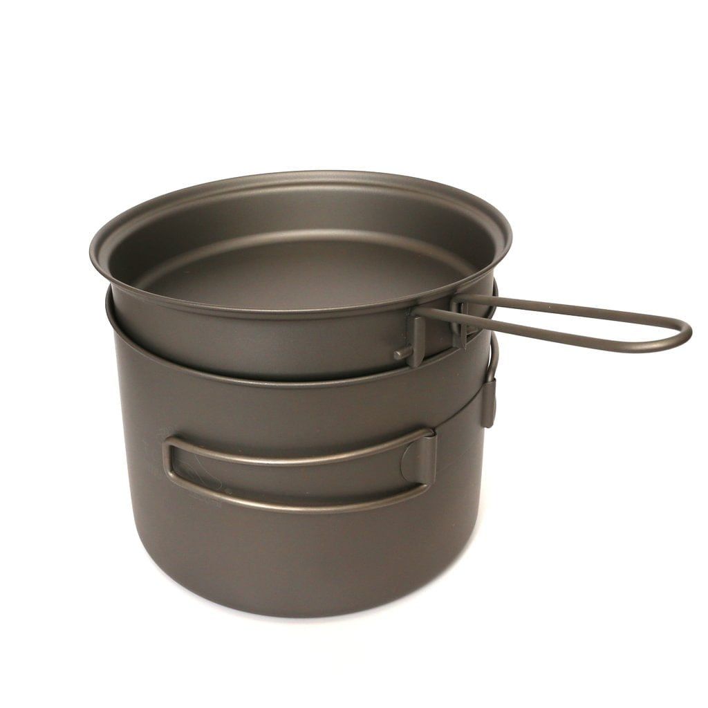 Toaks Pot 1600 ml titanium ultralight pot with pan