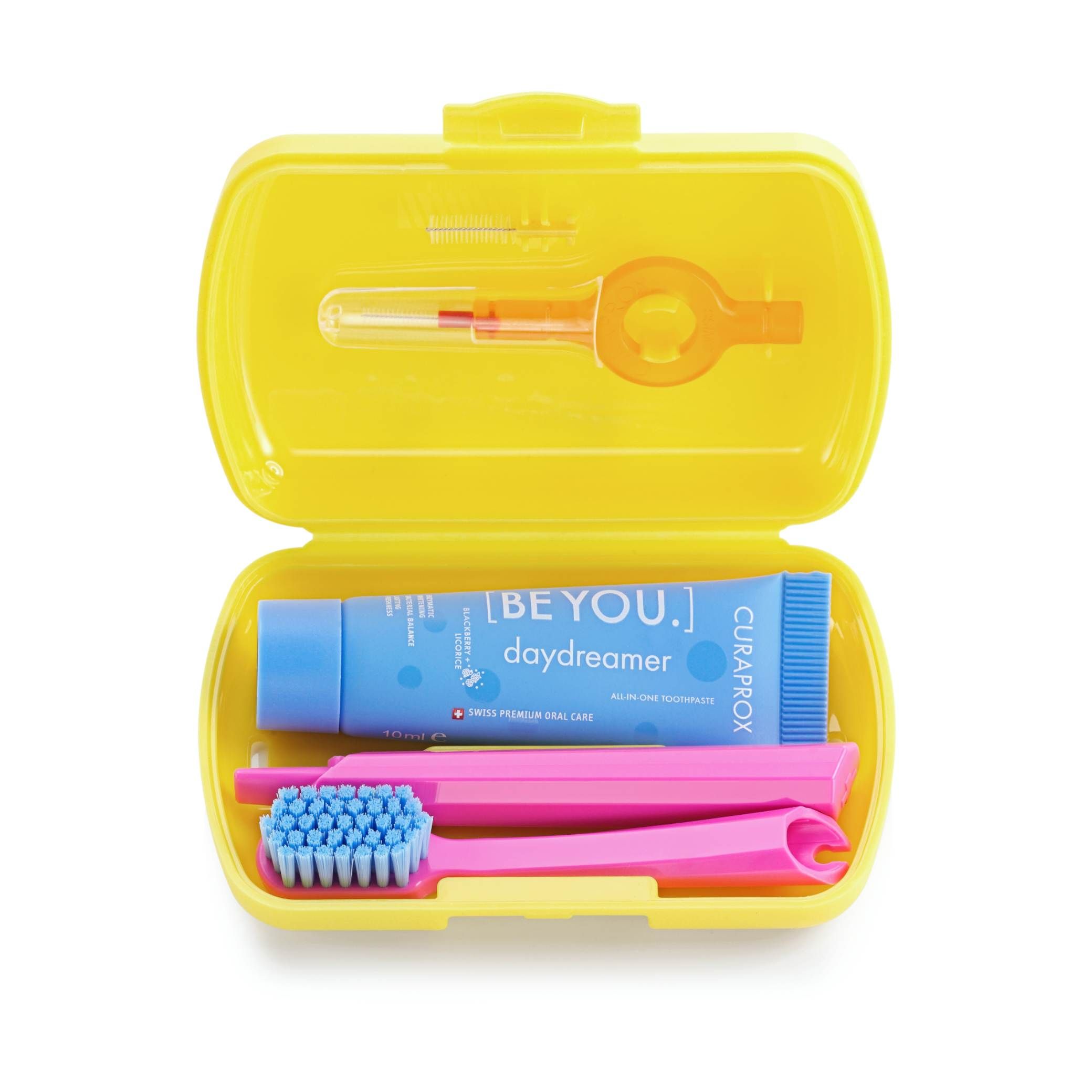 Curaprox Travel set Žlutá