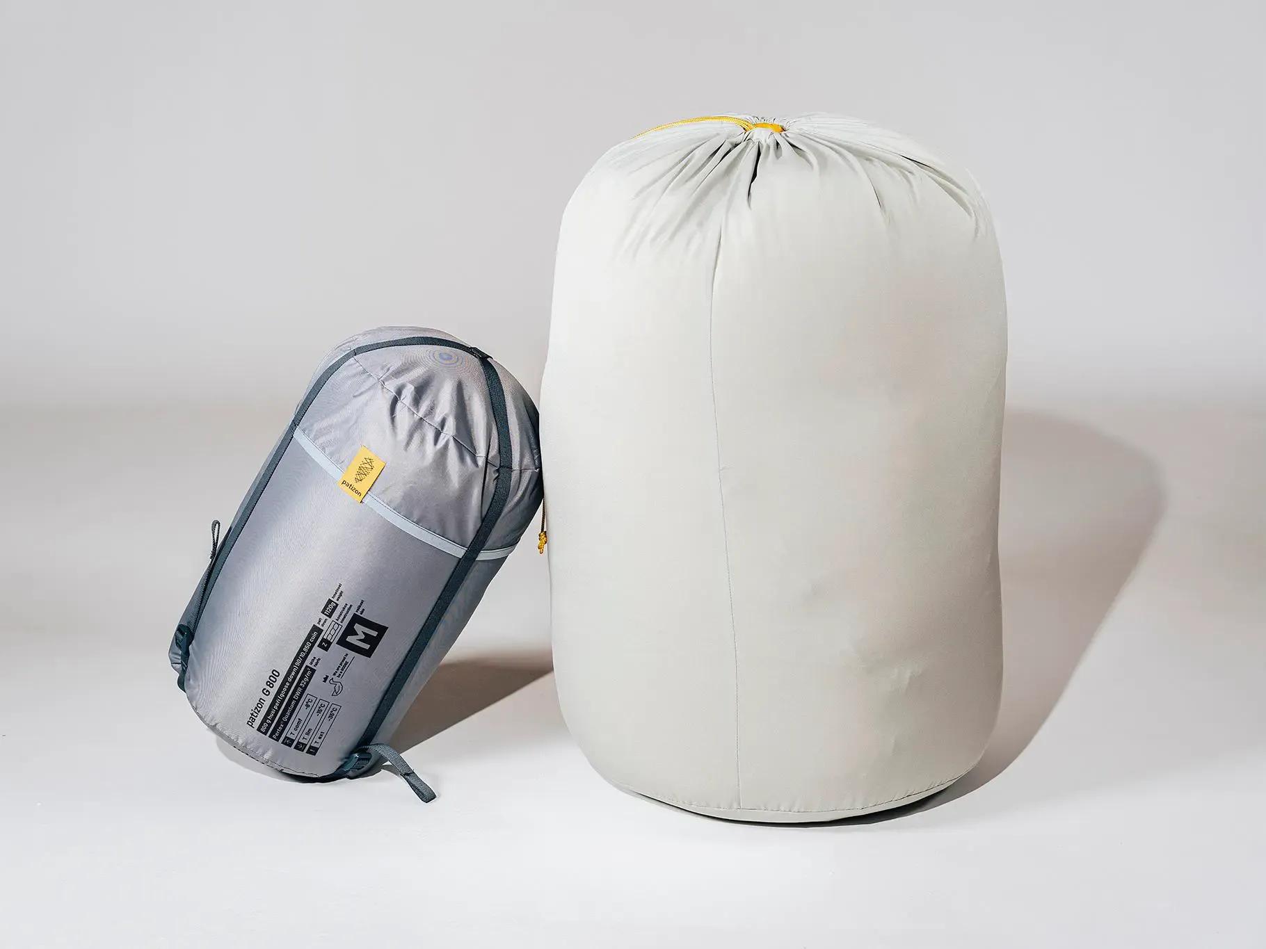 Patizon G800 packed peřový spacák.webp