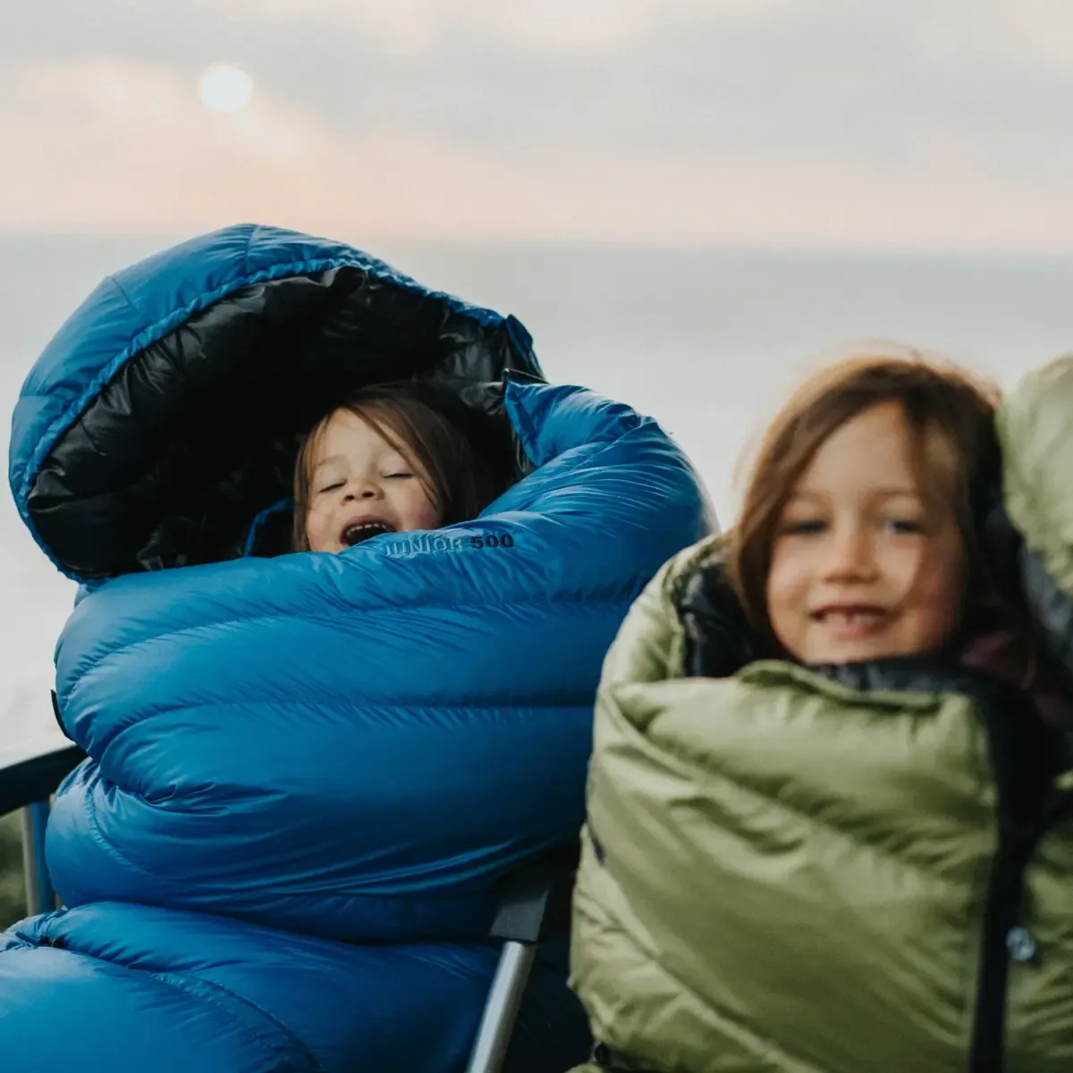 Cumulus Junior 500 péřový spacák down sleepingbag Electric Blue 10.webp