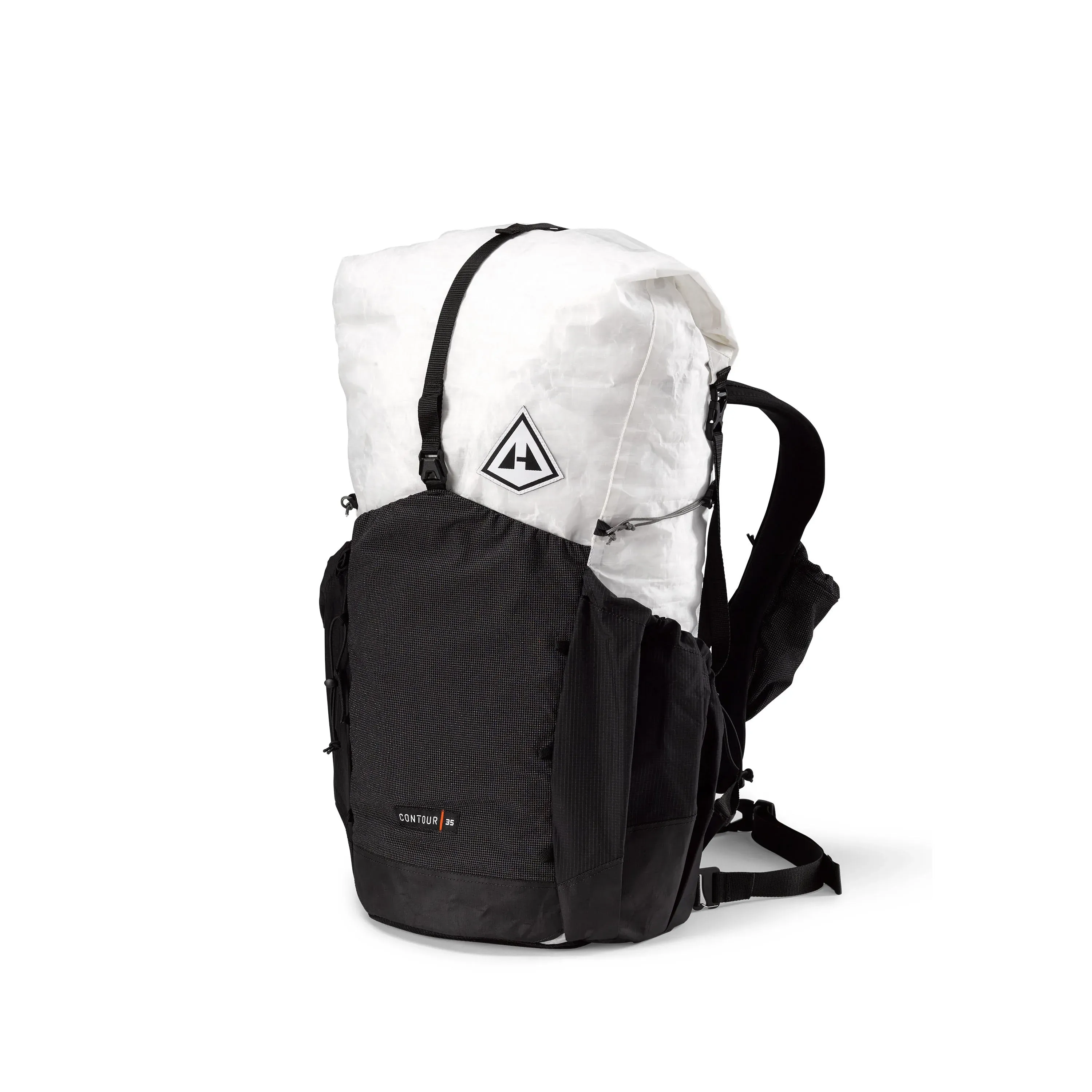 Hyperlite Mountain Gear Contour 35 White ultralight backpack dyneema