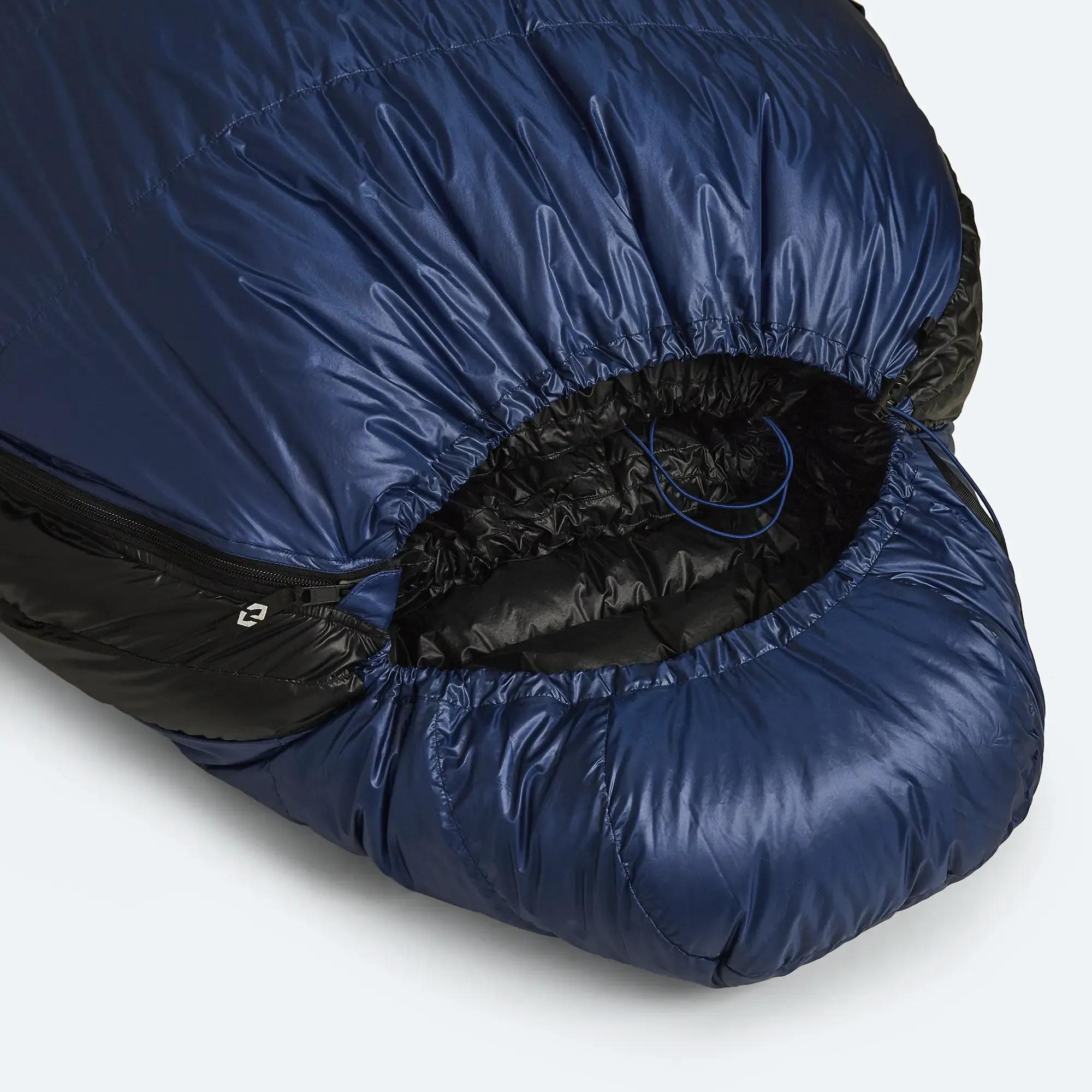 Cumulus Teneqa 850 péřový spacák down sleepingbag Sailor Blue 5.webp