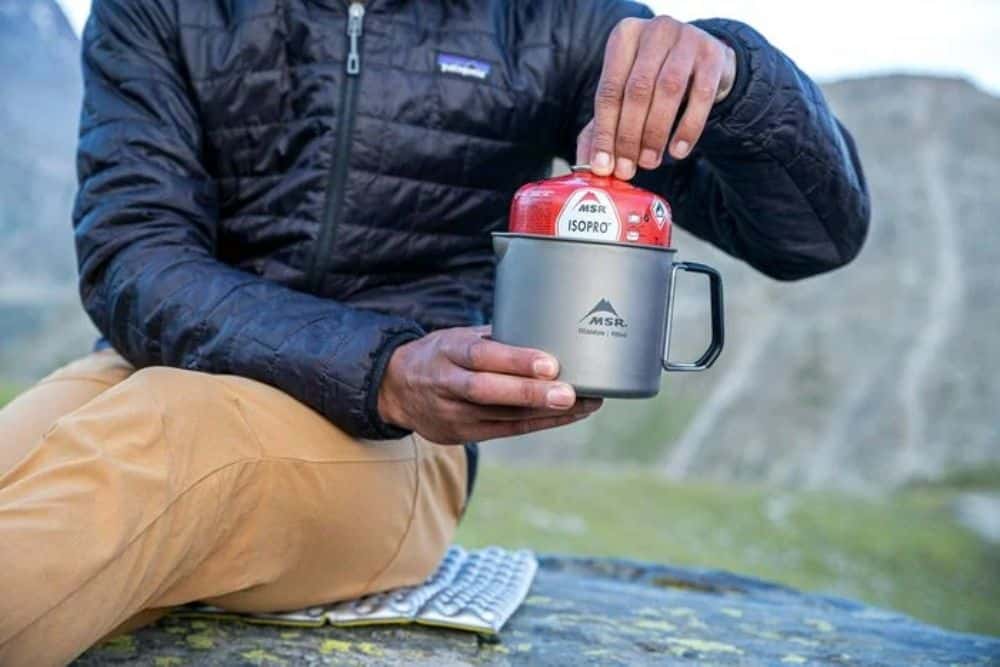 MSR Titan Kettle 900 ml lifestyle