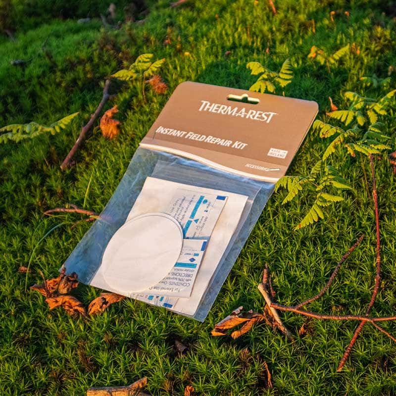 Therm-a-Rest Permanent Instant Field Repair Kit lifestyle