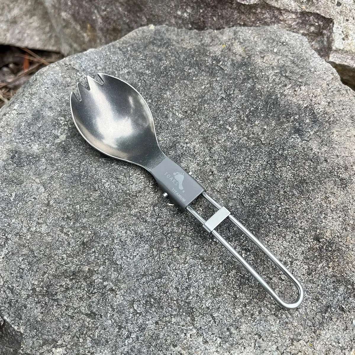 TOAKS Titanium Folding Spork lifestyle