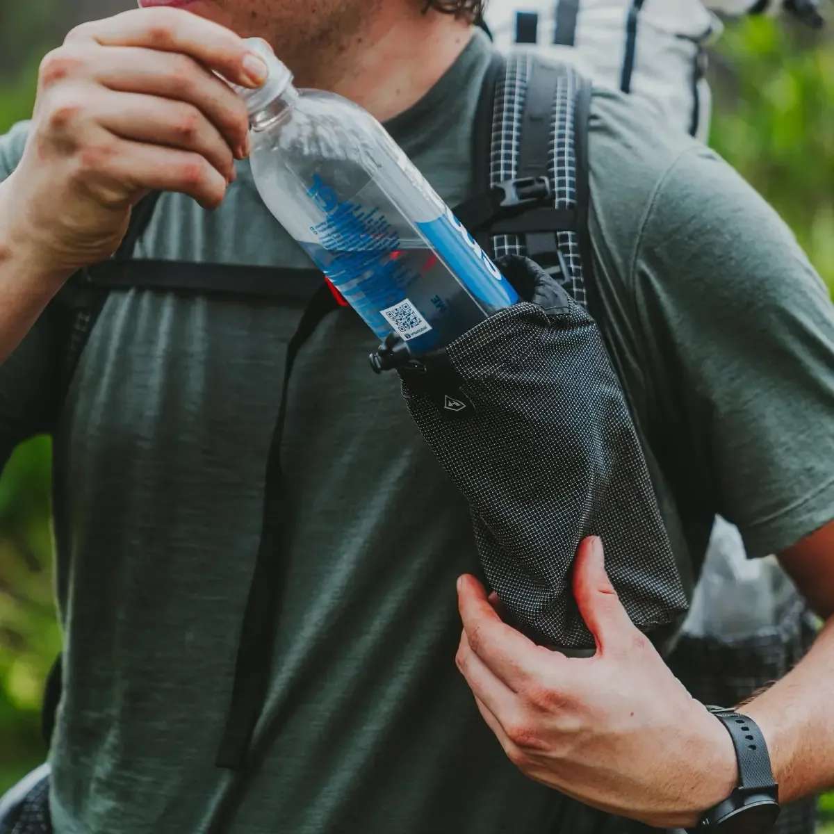 Hyperlite Mountain Gear Bottle Pocket lifestyle