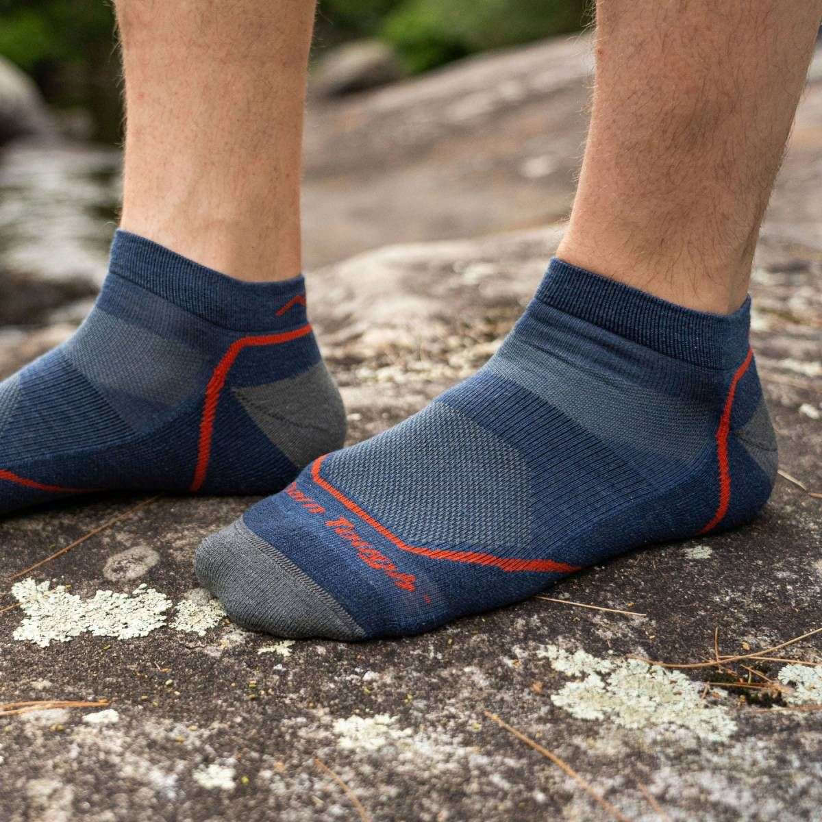 Darn Tough Men's Light Hiker No Show Lightweight lifestyle