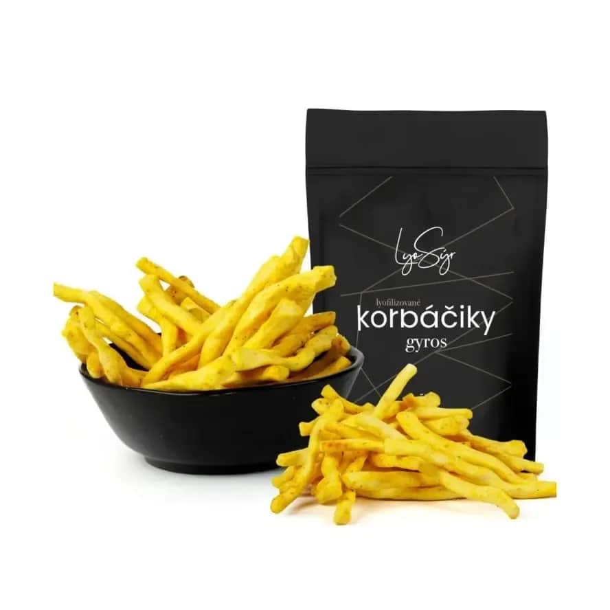 Liofilizowane parzone serowe nicie – gyros 50 g
