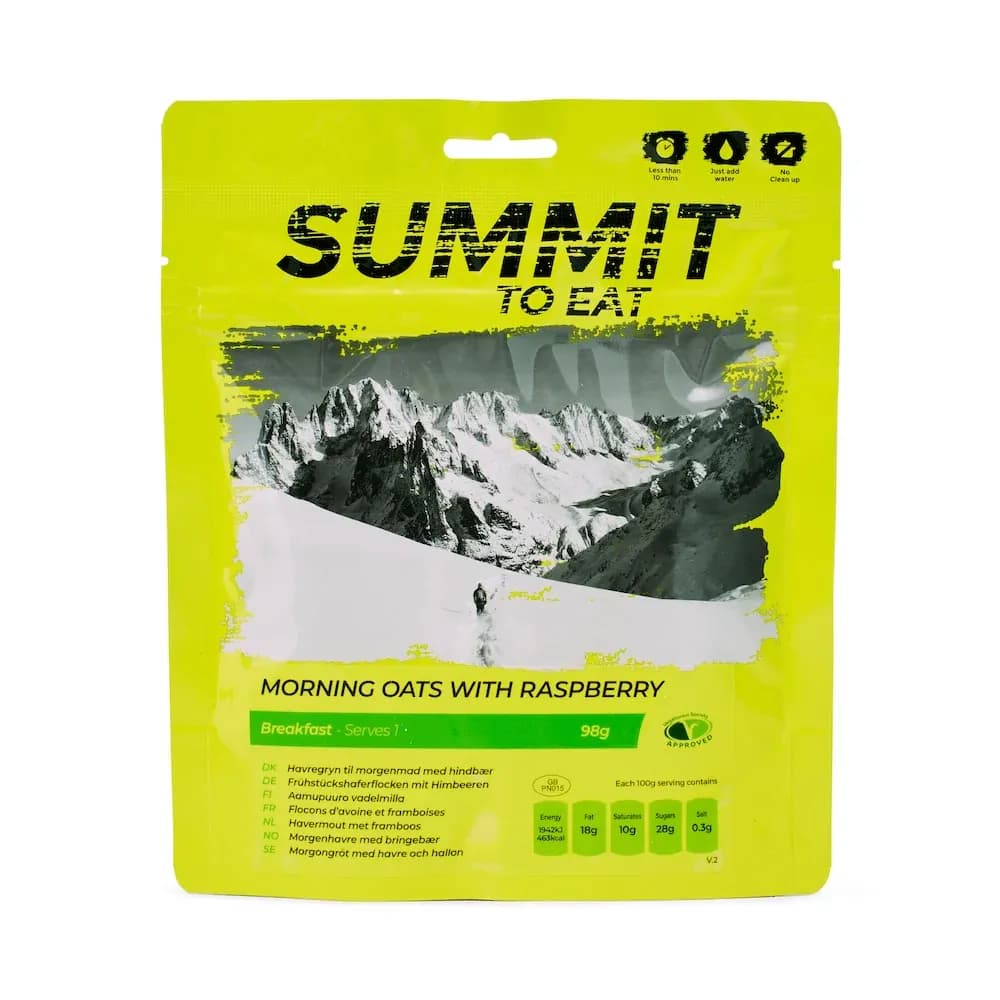 Summit To Eat Owsianka z malinami