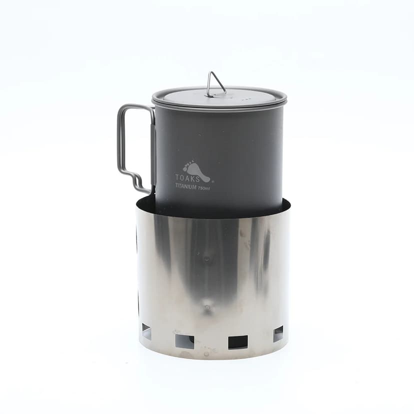 TOAKS Titanium Alcohol Stove Cook System with 750 ml Pot